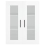 Armario de pared blanco brillante 69,5x34x90 cm de , Aparadores - Ref: Foro24-828502, Precio: 105,48 €, Descuento: %