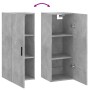 Armario de pared gris hormigón 34,5x34x90 cm de , Aparadores - Ref: Foro24-828872, Precio: 62,41 €, Descuento: %