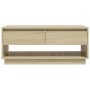 Mesa de centro madera contrachapada roble Sonoma 102,5x55x44 cm de , Mesas de centro - Ref: Foro24-809506, Precio: 98,95 €, D...