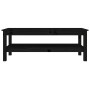 Mesa de centro de madera maciza de pino negro 110x50x40 cm de , Mesas de centro - Ref: Foro24-814278, Precio: 130,72 €, Descu...