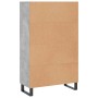 Aparador alto madera de ingeniería gris hormigón 69,5x31x115 cm de , Aparadores - Ref: Foro24-830352, Precio: 92,98 €, Descue...
