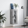 Armario de pared gris hormigón 34,5x34x90 cm de , Aparadores - Ref: Foro24-828928, Precio: 50,60 €, Descuento: %