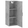 Armario de pared gris hormigón 34,5x34x90 cm de , Aparadores - Ref: Foro24-828864, Precio: 48,04 €, Descuento: %