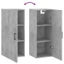 Armario de pared gris hormigón 34,5x34x90 cm de , Aparadores - Ref: Foro24-828864, Precio: 48,04 €, Descuento: %