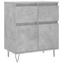 Aparador de madera contrachapada gris hormigón 60x35x70 cm de , Aparadores - Ref: Foro24-831120, Precio: 71,45 €, Descuento: %