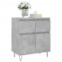 Aparador de madera contrachapada gris hormigón 60x35x70 cm de , Aparadores - Ref: Foro24-831120, Precio: 71,45 €, Descuento: %