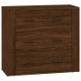 Aparadores 3 piezas madera contrachapada marrón roble de , Aparadores - Ref: Foro24-3185406, Precio: 244,99 €, Descuento: %