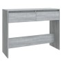 Mesa consola madera de ingeniería gris Sonoma 100x35x76,5 cm de , Mesas auxiliares - Ref: Foro24-813036, Precio: 58,83 €, Des...
