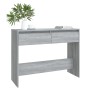 Mesa consola madera de ingeniería gris Sonoma 100x35x76,5 cm de , Mesas auxiliares - Ref: Foro24-813036, Precio: 58,83 €, Des...