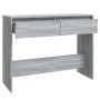 Mesa consola madera de ingeniería gris Sonoma 100x35x76,5 cm de , Mesas auxiliares - Ref: Foro24-813036, Precio: 58,83 €, Des...