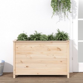 Arriate elevado de jardín madera maciza de pino 119,5x40x78 cm de , Maceteros y jardineras - Ref: Foro24-825289, Precio: 141,...
