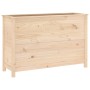 Arriate elevado de jardín madera maciza de pino 119,5x40x78 cm de , Maceteros y jardineras - Ref: Foro24-825289, Precio: 141,...