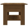 Mesa de centro madera de ingeniería marrón roble 102x55x42 cm de , Mesas de centro - Ref: Foro24-813076, Precio: 63,59 €, Des...