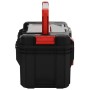 Caja de herramientas negra y roja 55x28x26,5 cm de , Cajas de herramientas - Ref: Foro24-152100, Precio: 43,40 €, Descuento: %