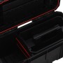Caja de herramientas negra y roja 55x28x26,5 cm de , Cajas de herramientas - Ref: Foro24-152100, Precio: 43,40 €, Descuento: %
