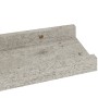 Estantes de pared 2 unidades gris hormigón 40x9x3 cm de , Estantes y estanterías - Ref: Foro24-326699, Precio: 17,84 €, Descu...