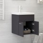 Mueble con lavabo madera de ingeniería gris de , Muebles de baño - Ref: Foro24-3070813, Precio: 114,99 €, Descuento: %
