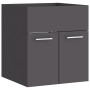 Mueble con lavabo madera de ingeniería gris de , Muebles de baño - Ref: Foro24-3070813, Precio: 114,99 €, Descuento: %