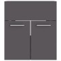 Mueble con lavabo madera de ingeniería gris de , Muebles de baño - Ref: Foro24-3070813, Precio: 114,99 €, Descuento: %