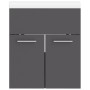 Mueble con lavabo madera de ingeniería gris de , Muebles de baño - Ref: Foro24-3070813, Precio: 114,99 €, Descuento: %