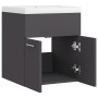 Mueble con lavabo madera de ingeniería gris de , Muebles de baño - Ref: Foro24-3070813, Precio: 114,99 €, Descuento: %