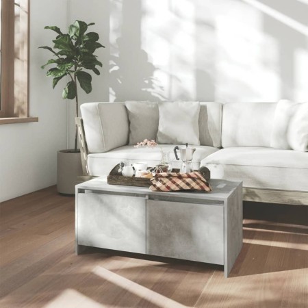 Mesa de centro madera de ingeniería gris hormigón 90x50x41,5 cm de , Mesas de centro - Ref: Foro24-809822, Precio: 66,43 €, D...