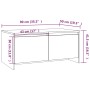 Mesa de centro madera de ingeniería gris hormigón 90x50x41,5 cm de , Mesas de centro - Ref: Foro24-809822, Precio: 66,43 €, D...