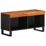 Mueble de TV madera maciza de acacia 85x33x43,5 cm de , Almacenamiento para CD y DVD - Ref: Foro24-352894, Precio: 89,01 €, D...