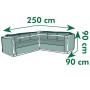 Nature Funda de muebles de jardín para sofá en forma de L 250x90x90 cm de , Fundas para muebles de jardín - Ref: Foro24-40708...