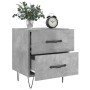 Mesita de noche madera ingeniería gris hormigón 40x35x47,5 cm de , Mesitas de noche - Ref: Foro24-827300, Precio: 45,60 €, De...