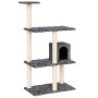 Rascador para gatos con postes de sisal gris oscuro 119 cm de , Mobiliario para gatos - Ref: Foro24-171520, Precio: 46,80 €, ...