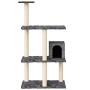Rascador para gatos con postes de sisal gris oscuro 119 cm de , Mobiliario para gatos - Ref: Foro24-171520, Precio: 46,80 €, ...