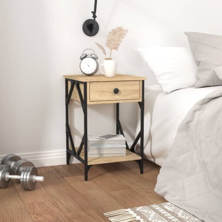 Mesitas noche 2 uds madera contrachapada color roble 40x42x60cm de , Mesitas de noche - Ref: Foro24-826338, Precio: 88,28 €, ...