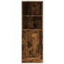 Aparador alto madera contrachapada roble humo 36x35,5x103,5 cm de , Aparadores - Ref: Foro24-816325, Precio: 66,62 €, Descuen...