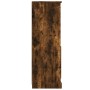 Aparador alto madera contrachapada roble humo 36x35,5x103,5 cm de , Aparadores - Ref: Foro24-816325, Precio: 66,62 €, Descuen...