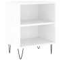Mesita de noche madera de ingeniería blanco brillo 40x30x50 cm de , Mesitas de noche - Ref: Foro24-826784, Precio: 36,12 €, D...