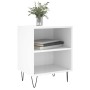 Mesita de noche madera de ingeniería blanco brillo 40x30x50 cm de , Mesitas de noche - Ref: Foro24-826784, Precio: 36,12 €, D...