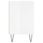 Mesita de noche madera de ingeniería blanco brillo 40x30x50 cm de , Mesitas de noche - Ref: Foro24-826784, Precio: 36,12 €, D...