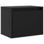 Armario de pared de madera maciza de pino negro 45x30x35 cm de , Estantes y estanterías - Ref: Foro24-813443, Precio: 46,74 €...