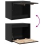 Armario de pared de madera maciza de pino negro 45x30x35 cm de , Estantes y estanterías - Ref: Foro24-813443, Precio: 46,74 €...
