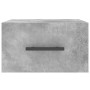 Mesita de noche de pared color gris hormigón 35x35x20 cm de , Taquillas y armarios de almacenamiento - Ref: Foro24-829876, Pr...