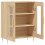 Aparador de madera de ingeniería roble Sonoma 69,5x34x90 cm de , Aparadores - Ref: Foro24-827775, Precio: 94,03 €, Descuento: %