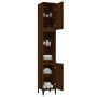 Armario de baño madera contrachapada roble marrón 30x30x190 cm de , Tocadores de baño - Ref: Foro24-819803, Precio: 115,26 €,...