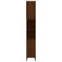 Armario de baño madera contrachapada roble marrón 30x30x190 cm de , Tocadores de baño - Ref: Foro24-819803, Precio: 115,26 €,...