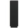 Aparador alto de madera maciza de pino negro 37x34x110 cm de , Aparadores - Ref: Foro24-813519, Precio: 77,62 €, Descuento: %