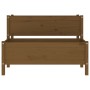 Jardinera de madera de pino maciza marrón miel 110x84x75 cm de , Maceteros y jardineras - Ref: Foro24-822265, Precio: 158,32 ...