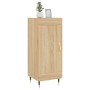 Aparador madera contrachapada color roble Sonoma 34,5x34x90 cm de , Aparadores - Ref: Foro24-830423, Precio: 63,42 €, Descuen...