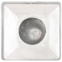 Tapas para postes 6 uds metal galvanizado globo final 71x71 mm de , Accesorios para rejas y vallas - Ref: Foro24-145497, Prec...