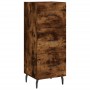 Aparador madera de ingeniería roble ahumado 34,5x34x90 cm de , Aparadores - Ref: Foro24-828625, Precio: 74,52 €, Descuento: %