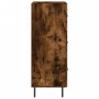Aparador madera de ingeniería roble ahumado 34,5x34x90 cm de , Aparadores - Ref: Foro24-828625, Precio: 74,52 €, Descuento: %